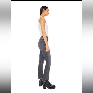 MOTHER Gray Straight Leg Jeans